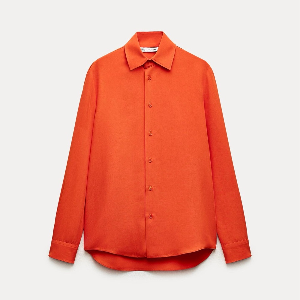 COPY - Zara Red Button Down Top